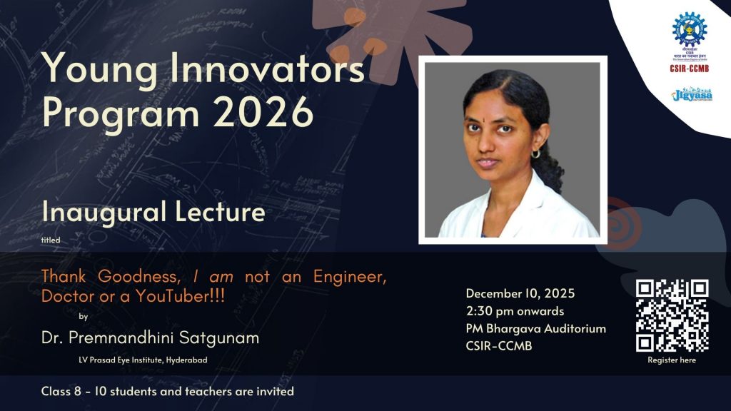 Young Innovators Program – 2026 - SciTales